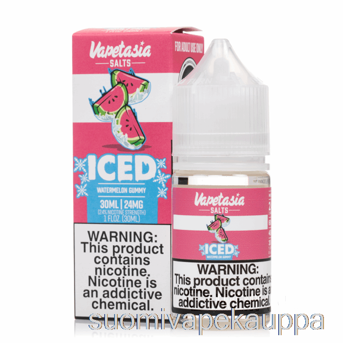 Vape Nesteet Jäävesimeloni Kuminen - Vapetasia Suolat - 30ml 48mg